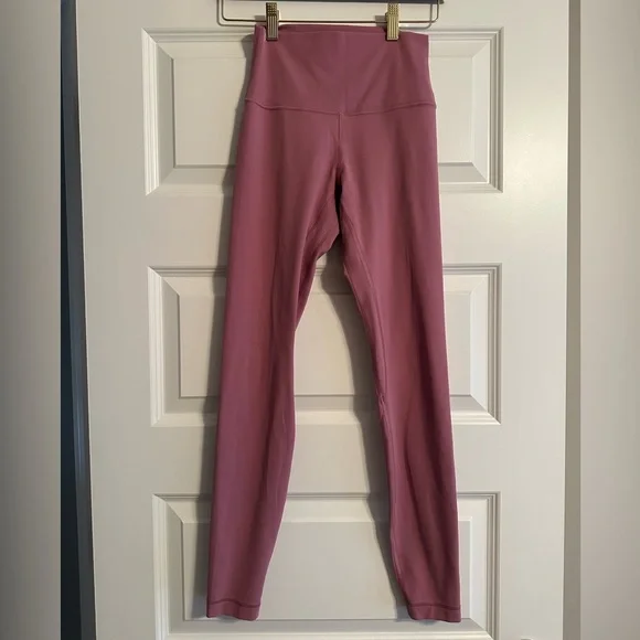 Lululemon Align High-Rise Pant 28” in Velvet Dust Pink - Size 4 - Picture 4 of 7